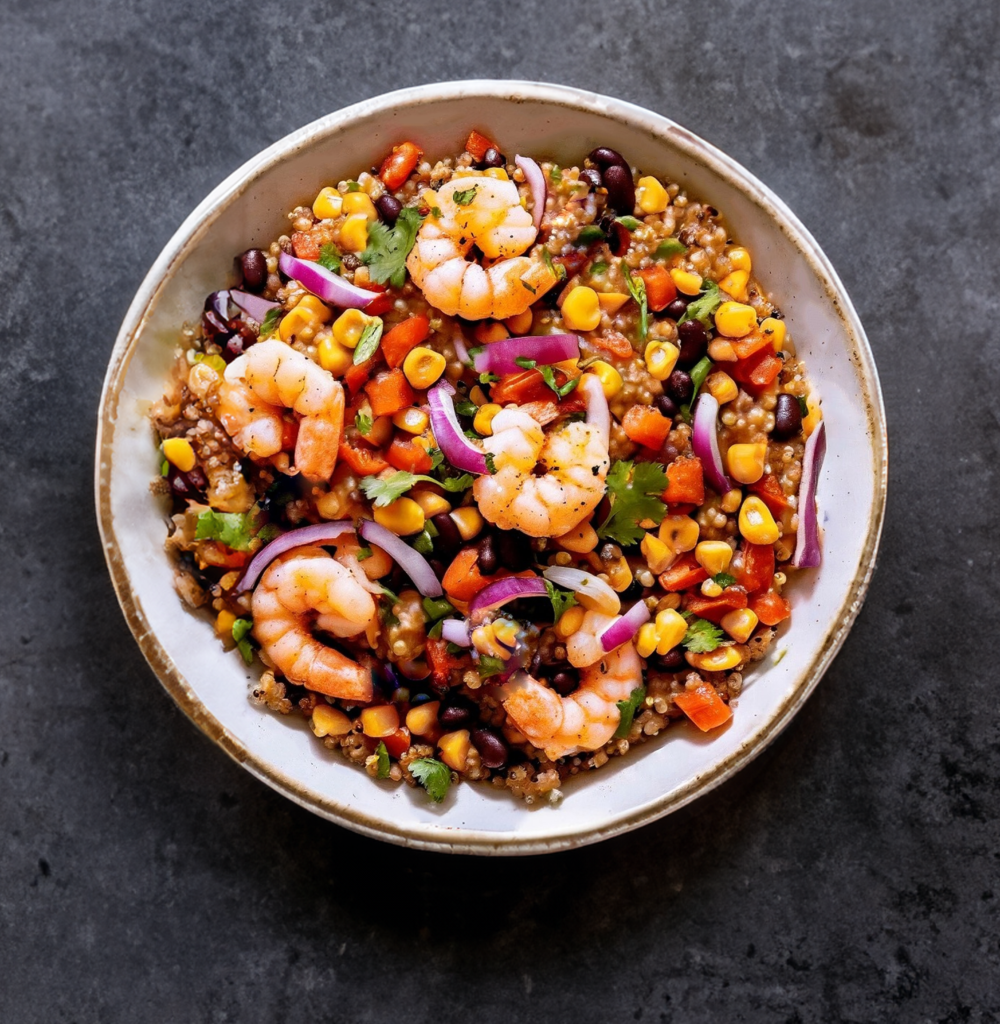 The Healthy Shrimp Quinoa Bowl Recipe